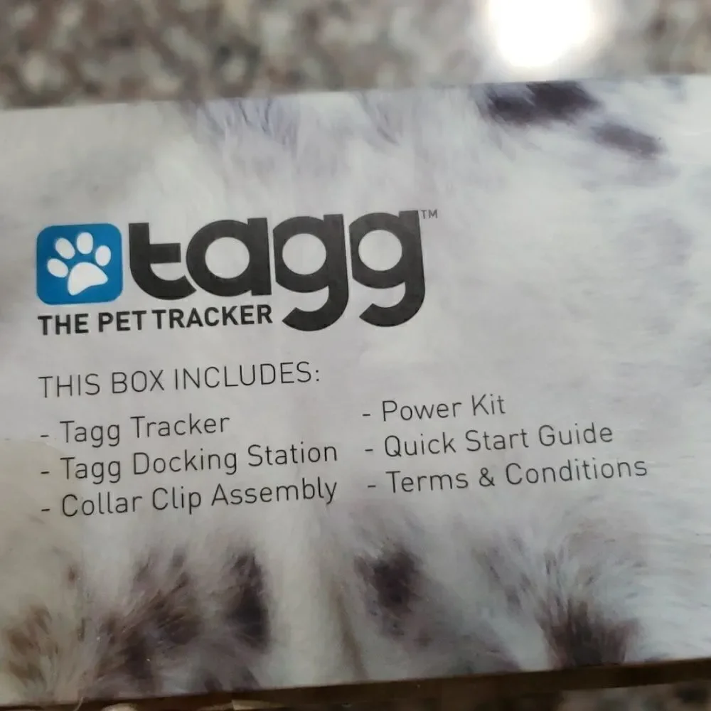 Tagged pet tracker (gps)